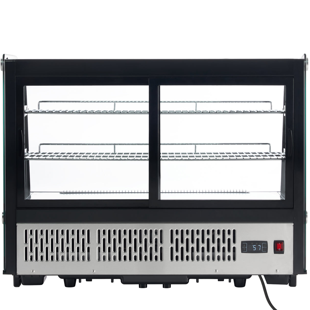 Empura Refrigeration E-RCDC-35-S Refrigerated Display Case Countertop 34.6"W × 22.3"D × 27"H