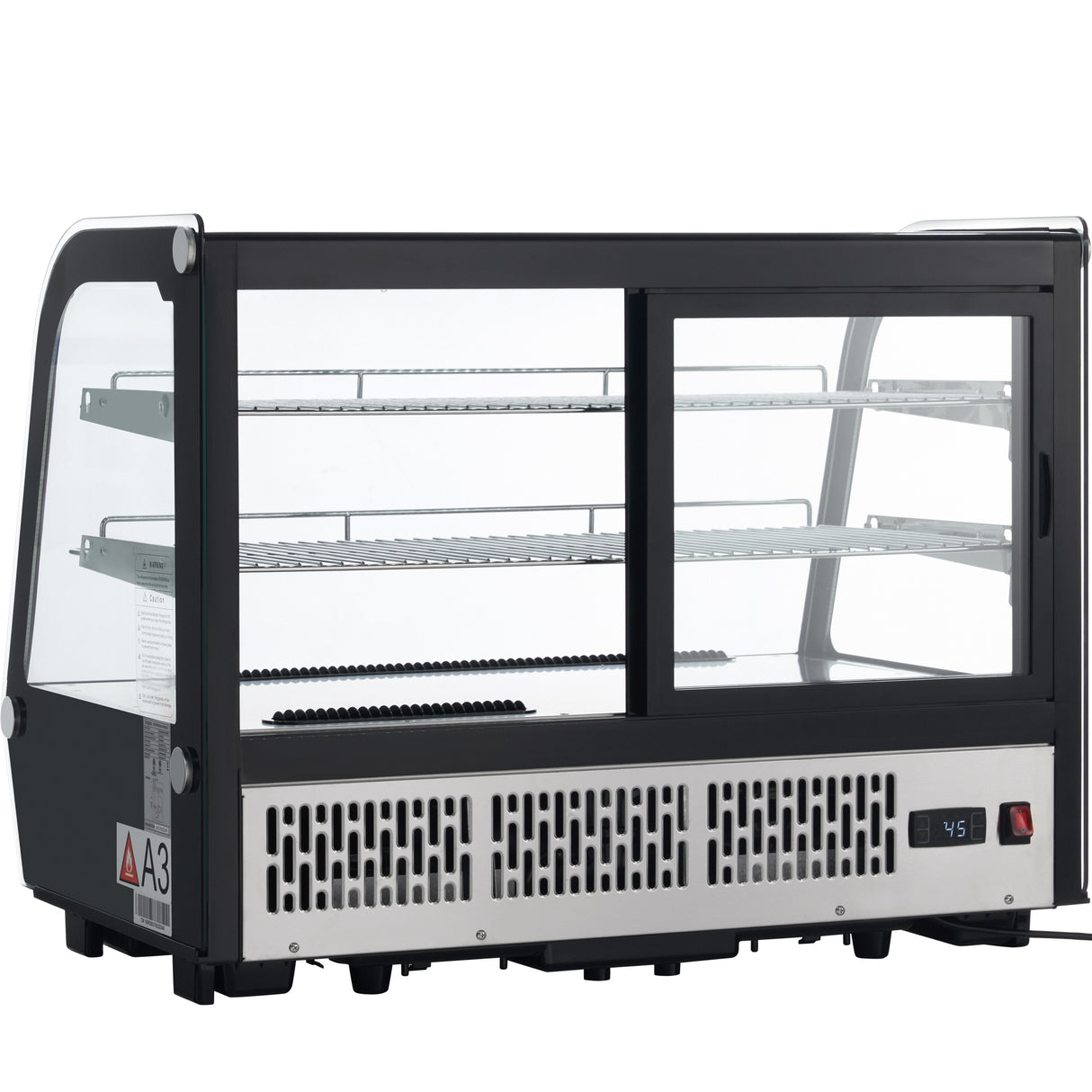 Empura Refrigeration E-RCDC-35-S Refrigerated Display Case Countertop 34.6"W × 22.3"D × 27"H