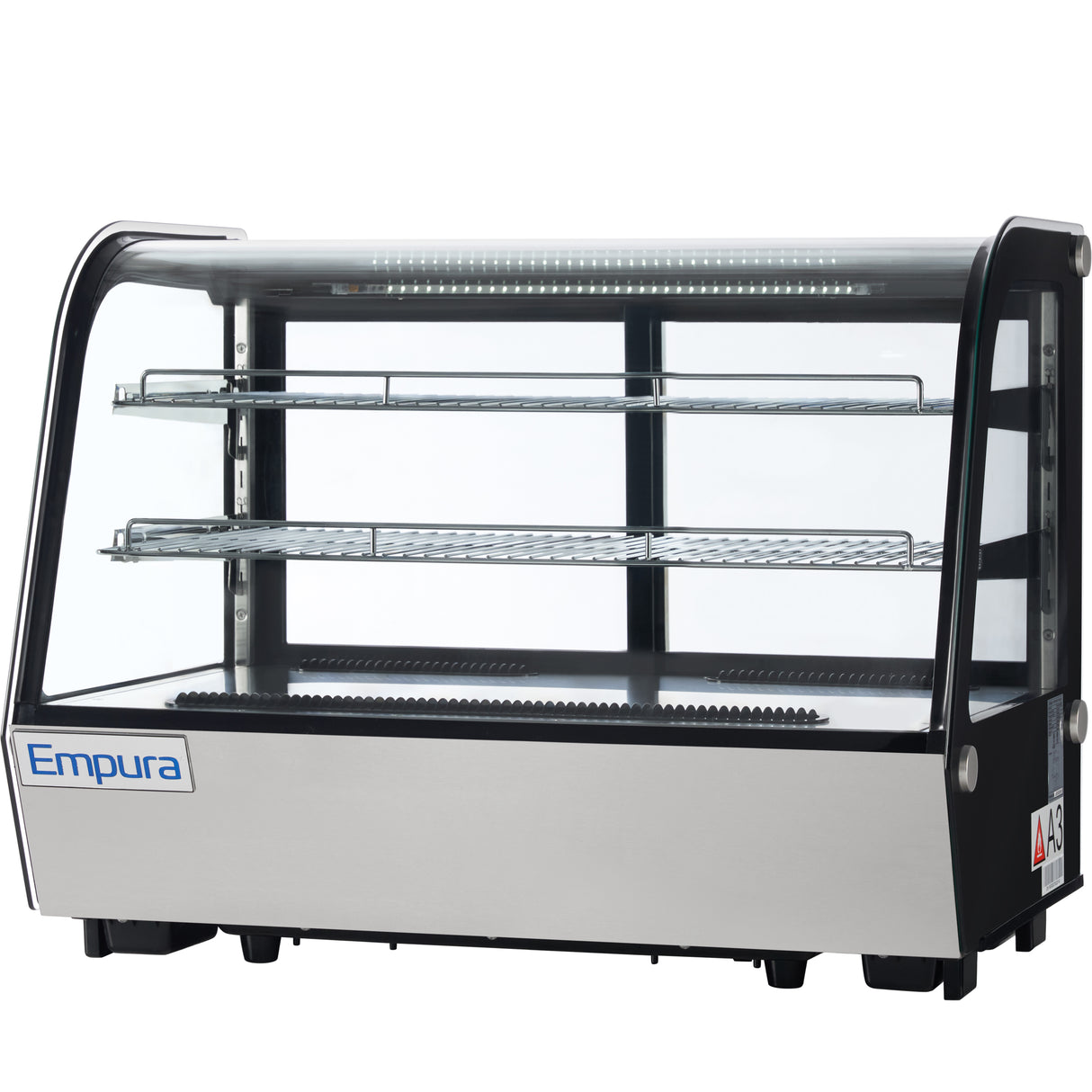 Empura Refrigeration E-RCDC-35-S Refrigerated Display Case Countertop 34.6"W × 22.3"D × 27"H