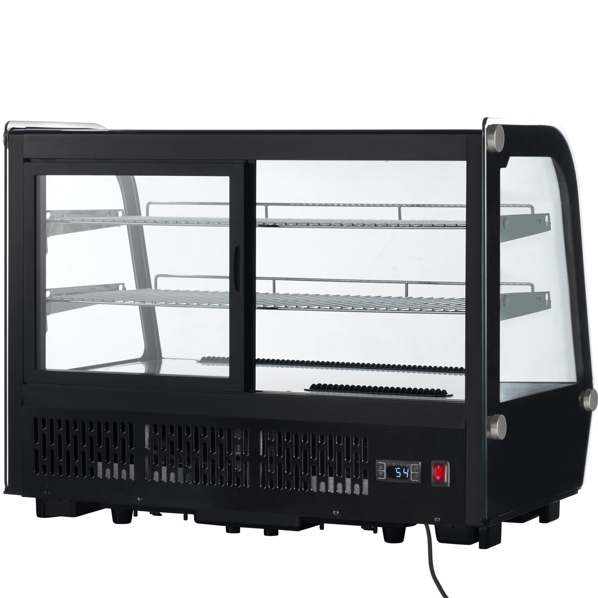 Empura Refrigeration E-RCDC-35B Refrigerated Display Case Countertop 34.6"W × 22.4"D × 27"H