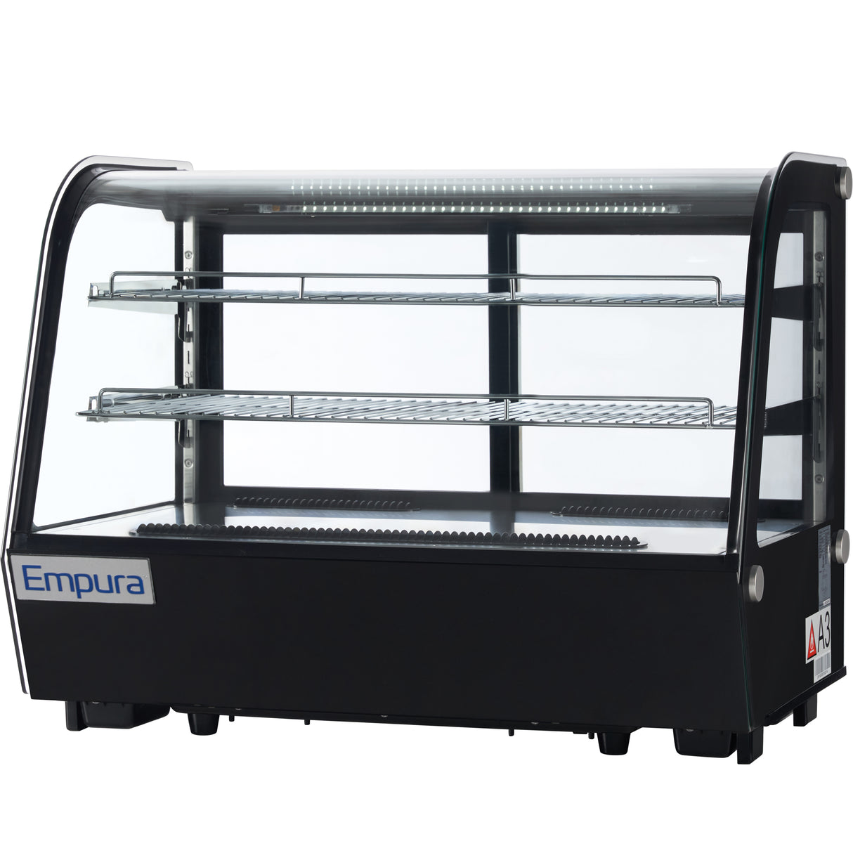 Empura Refrigeration E-RCDC-35B Refrigerated Display Case Countertop 34.6"W × 22.4"D × 27"H