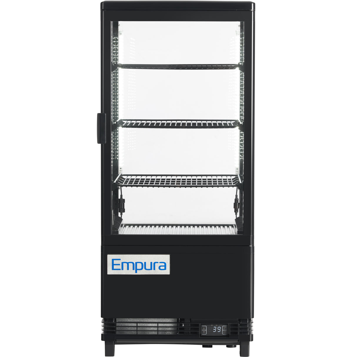 Empura Refrigeration E-RDC-17B-1D Vertical Refrigerated Display Case Countertop 16.7"W × 15"D × 44.4"H