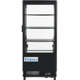 Empura Refrigeration E-RDC-17B-1D Vertical Refrigerated Display Case Countertop 16.7"W × 15"D × 44.4"H