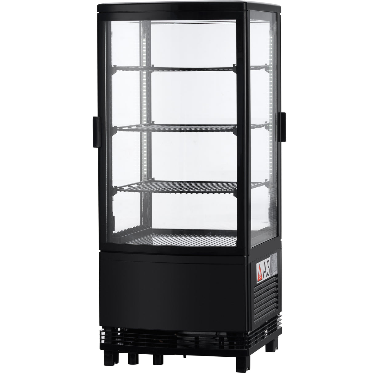 Empura Refrigeration E-RDC-17B-2D Vertical Refrigerated Display Case Countertop 16.9"W × 16.7"D × 38.9"H