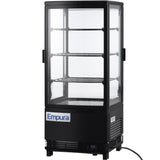 Empura Refrigeration E-RDC-17B-2D Vertical Refrigerated Display Case Countertop 16.9"W × 16.7"D × 38.9"H