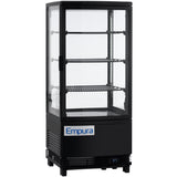 Empura Refrigeration E-RDC-17B-2D Vertical Refrigerated Display Case Countertop 16.9"W × 16.7"D × 38.9"H