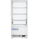 Empura Refrigeration E-RDC-17W-2D Vertical Refrigerated Display Case Countertop 16.9"W × 16.7"D × 38.9"H