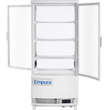 Empura Refrigeration E-RDC-17W-2D Vertical Refrigerated Display Case Countertop 16.9"W × 16.7"D × 38.9"H