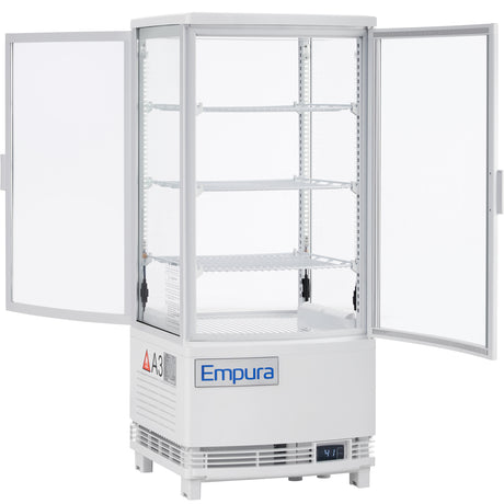 Empura Refrigeration E-RDC-17W-2D Refrigerated Display Case Countertop 16.9"W × 16.6"D × 38.9"H