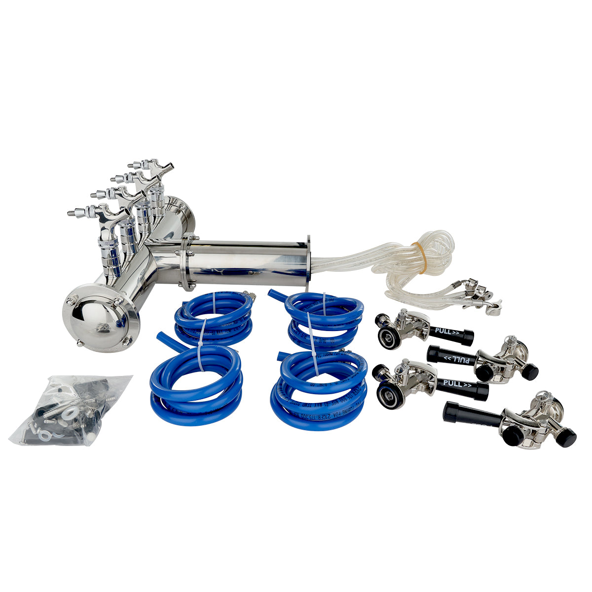 Empura Refrigeration E-KDD-TOWER-KIT-4 Draft Beer Dispensing Tower Kit (4) Faucets Compatible With E-KDD Draft Beer Dispensing Series