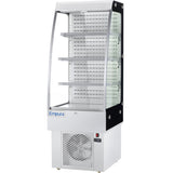 Empura Refrigeration E-VOAR-24-S Vertical Curved Glass Merchandiser 24"W X 29.7"D X 67"H 8.8 Cu. Ft. Capacity
