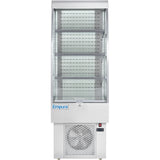 Empura Refrigeration E-VOAR-24-S Vertical Curved Glass Merchandiser 24"W X 29.7"D X 67"H 8.8 Cu. Ft. Capacity