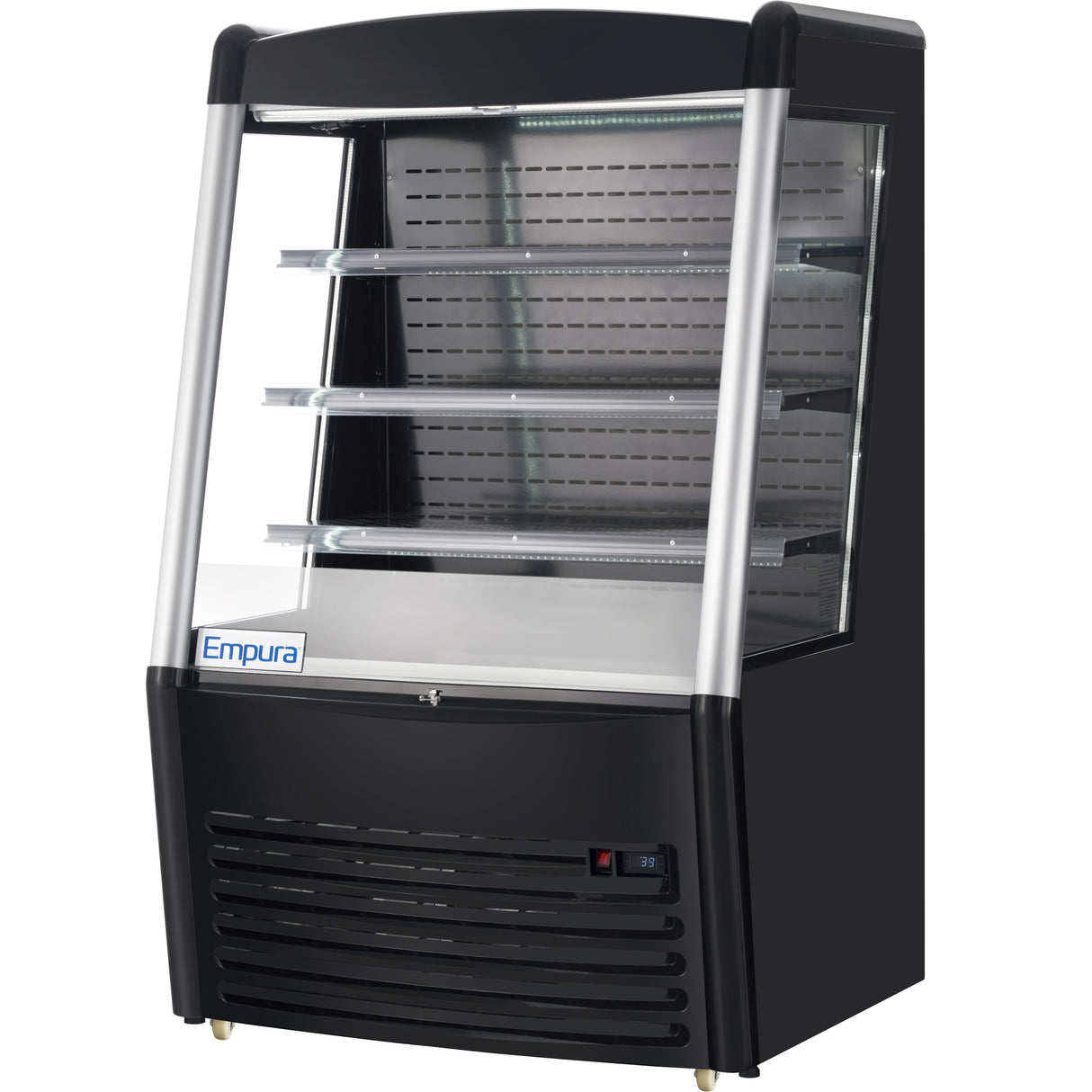Empura Refrigeration E-VOAR-36B Vertical Air Curtain Merchandiser 36.2"W X 33.3"D X 59.4"H 11.3 Cu. Ft. Capacity