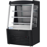 Empura Refrigeration E-VOAR-36B Vertical Air Curtain Merchandiser 36.2"W X 33.3"D X 59.4"H 11.3 Cu. Ft. Capacity