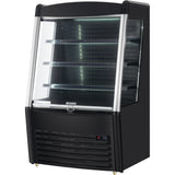 Empura Refrigeration E-VOAR-36B Vertical Air Curtain Merchandiser 36.2"W X 33.3"D X 59.4"H 11.3 Cu. Ft. Capacity