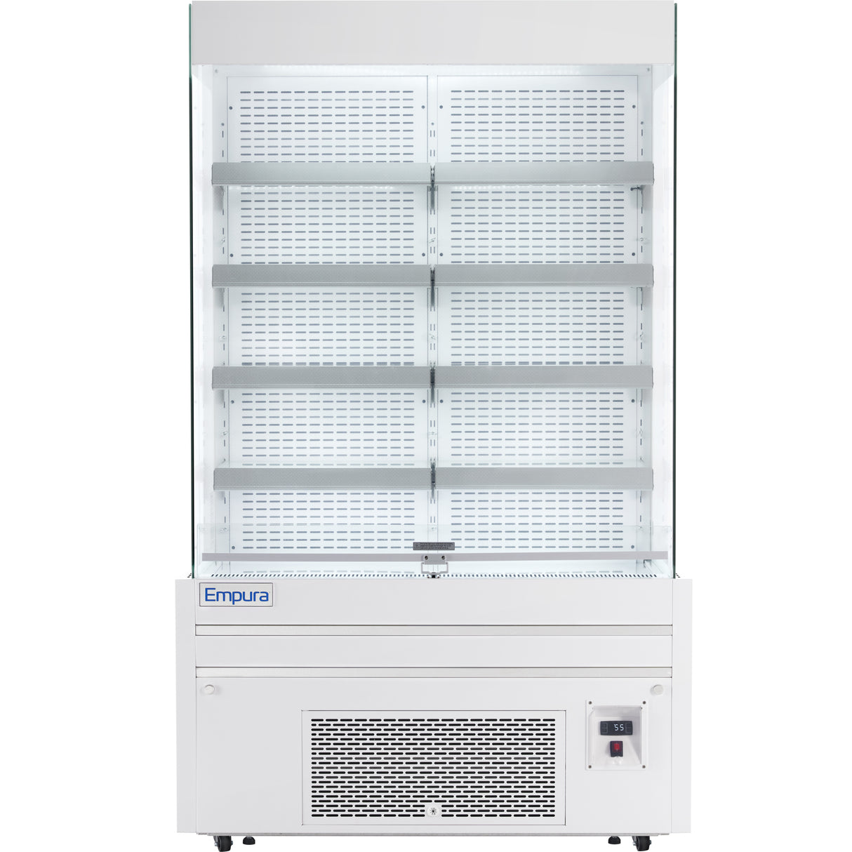 Empura Refrigeration E-VOAR-48W Vertical Open Air Merchandiser 48.4"W X 28.4"D X 79.9"H 26.8 Cu. Ft. Capacity