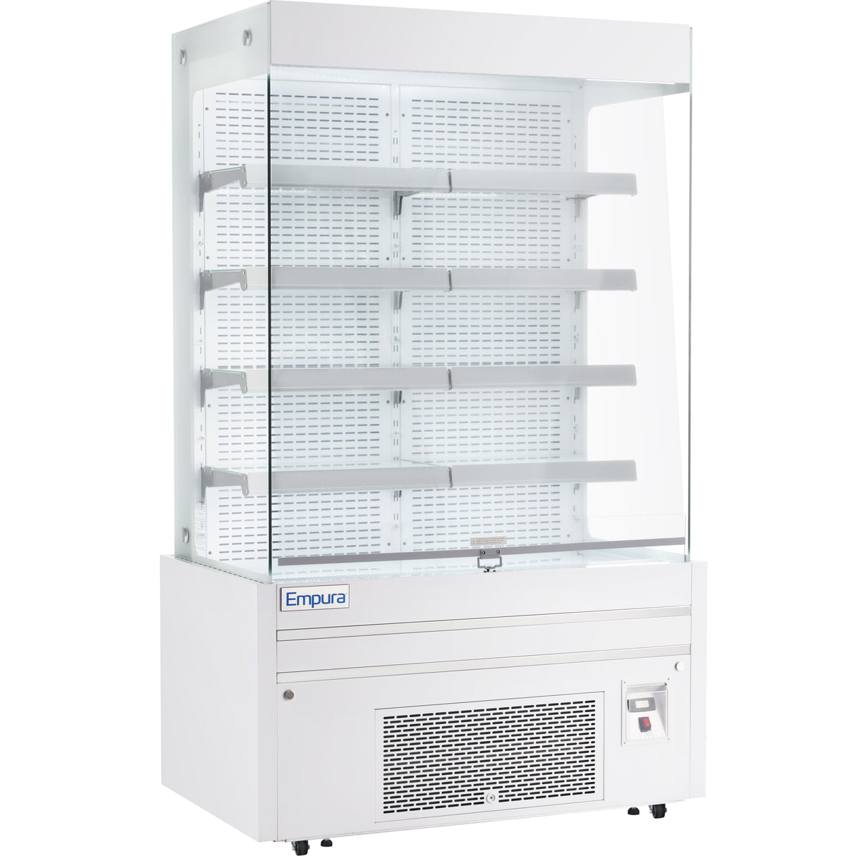 Empura Refrigeration E-VOAR-48W Vertical Open Air Merchandiser 48.4"W X 28.4"D X 79.9"H 26.8 Cu. Ft. Capacity