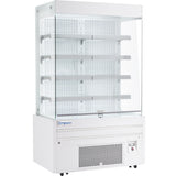 Empura Refrigeration E-VOAR-48W Vertical Open Air Merchandiser 48.4"W X 28.4"D X 79.9"H 26.8 Cu. Ft. Capacity