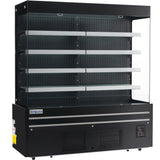 Empura Refrigeration E-VOAR-72B Vertical Open Air Merchandiser 72"W X 28.4"D X 79.9"H 40.9 Cu. Ft. Capacity