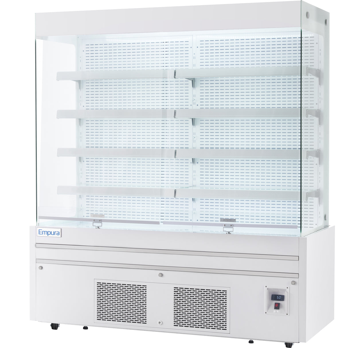 Empura Refrigeration E-VOAR-72W Vertical Open Air Merchandiser 72"W X 28.4"D X 79.9"H 40.9 Cu. Ft. Capacity