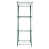 Empura Stainless E-WS182474 Shelving Unit 24"W X 18"D X 74"H 4-shelf
