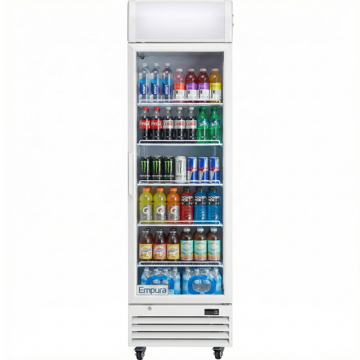 Empura Refrigeration EGM-13W Refrigerated Merchandiser 22.72"W X 23.82"D X 77.95"H 12 Cu. Ft. Capacity