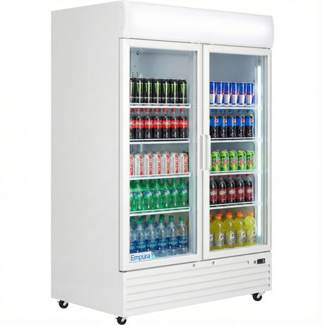 Empura Refrigeration EGM-50W Refrigerated Merchandiser 52.36"W X 32.28"D X 79.65"H 48 Cu. Ft. Capacity