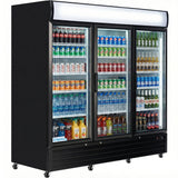 Empura Refrigeration EGM-75B Refrigerated Merchandiser 78.15"W X 32.28"D X 81.02"H 66.6 Cu. Ft. Capacity