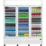 Empura Refrigeration EGM-75W Refrigerated Merchandiser 78.15"W X 32.28"D X 81.02"H 66.6 Cu. Ft. Capacity