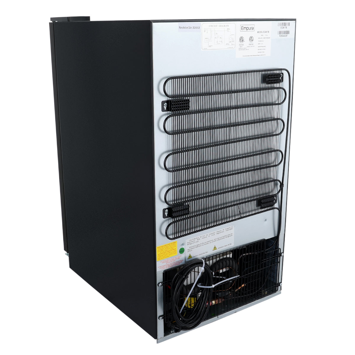 Empura Refrigeration EGM-7B Counter Top Merchandiser 1 Glass Swing Door 25 9/16"W X 25 1/8"D X 39"H