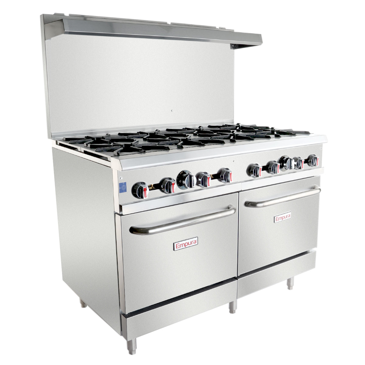 Empura Equipment EGR-48_LP Double Base Gas Range 48"W X 32 1/2"D X 59 3/4"H Liquid Propane