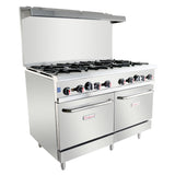 Empura Equipment EGR-48_LP Double Base Gas Range 48"W X 32 1/2"D X 59 3/4"H Liquid Propane