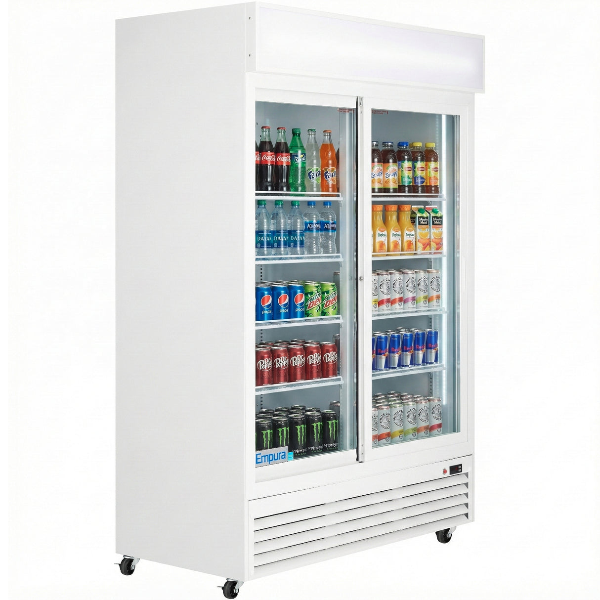 Empura Refrigeration ESM-42W Refrigerated Merchandiser 52.36"W X 27.56"D X 79.65"H 42 Cu. Ft. Capacity