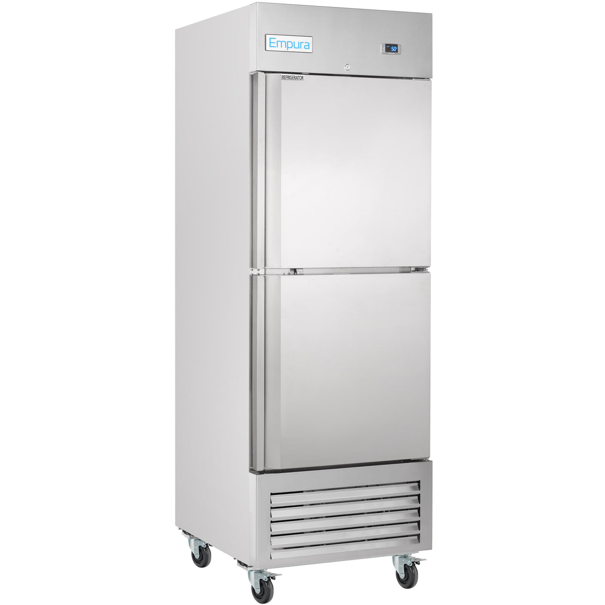 Empura Refrigeration E-KB27RH Reach-In Refrigerator 26-3/4"W X 32-11/16"D X 82-5/16"H 23 Cu. Ft. Capacity