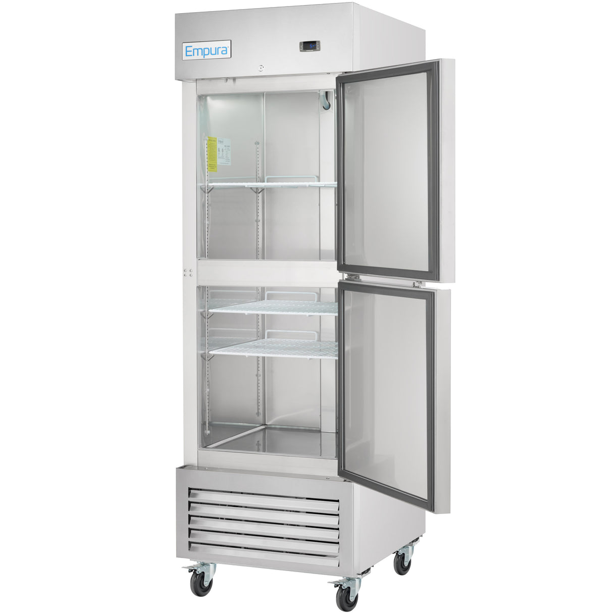 Empura Refrigeration E-KB27RH Reach-In Refrigerator 26-3/4"W X 32-11/16"D X 82-5/16"H 23 Cu. Ft. Capacity