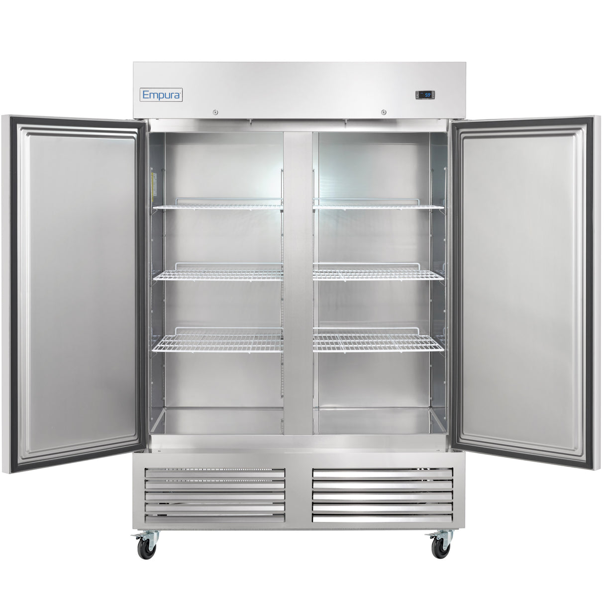 Empura Refrigeration E-KB54R Reach-In Refrigerator 53.9"W X 32.7"D X 82.3"H 41.6 Cu. Ft. Capacity