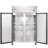 Empura Refrigeration E-KB56T Reach-In Refrigerator 2 Swing Solid Doors 53.9"W X 32.7"D X 82.3"H