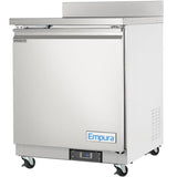Empura Refrigeration E-KUC27W Undercounter Reach-In Refrigerator Work Top 1 Swing Solid Door