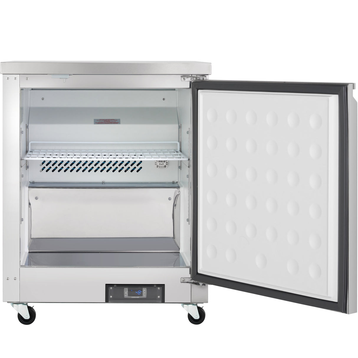 Empura Refrigeration E-KUC27 Undercounter Reach-In Refrigerator 27.8"W X 29.9"D X 35.5"H 5.4 Cu. Ft. Capacity