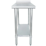 Empura Stainless FT1530E Filler Table 15"W X 30"D X 34.75"H 18 Gauge 430 Stainless Steel
