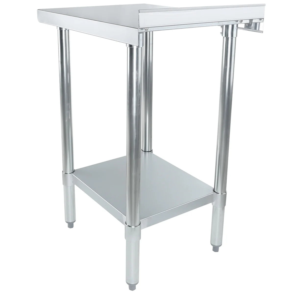 Empura Stainless FT1824E Filler Table 18"W X 24"D X 34.75"H 18 Gauge 430 Stainless Steel