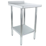Empura Stainless FT1824E Filler Table 18"W X 24"D X 34.75"H 18 Gauge 430 Stainless Steel