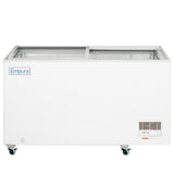 Empura Refrigeration E-CFCG-12 Oblique Curved Lid Chest Freezer 54.92"W X 25.75"D X 36.89"H