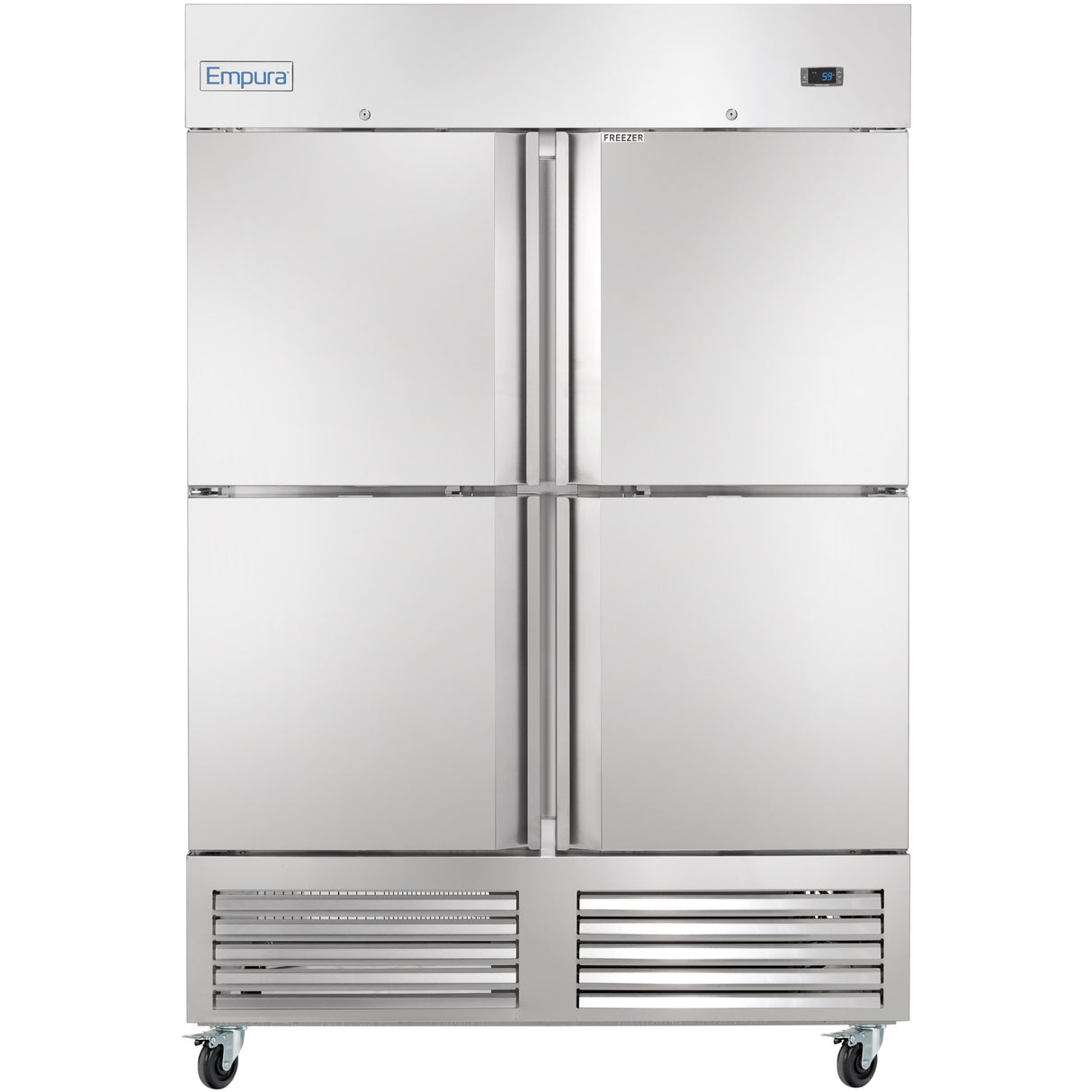 Empura Refrigeration E-KB54FH Reach-In Freezer 53-15/16"W X 32-11/16"D X 82-5/16"H 49 Cu. Ft. Capacity
