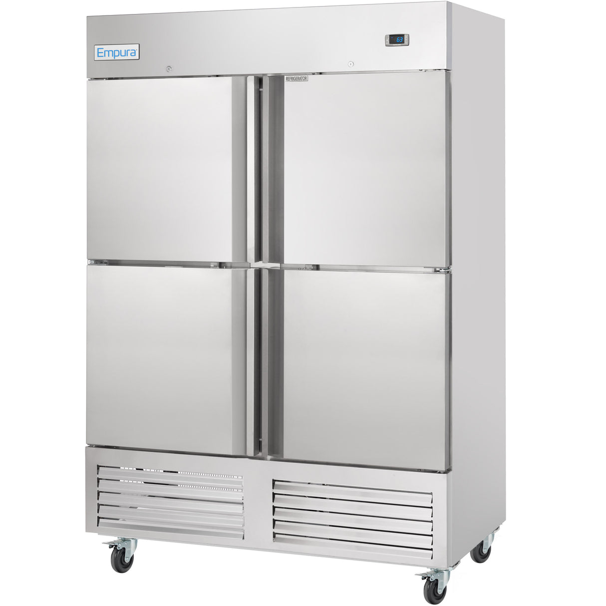 Empura Refrigeration E-KB54RH Reach-In Refrigerator 53-15/16"W X 32-11/16"D X 82-5/16"H 49 Cu. Ft. Capacity