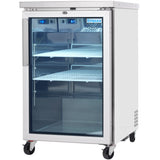 Empura Refrigeration E-KBB24-1G-29-S Back Bar Cooler 24.1"W X 29.9"D X 38.7"H 8.1 Cu. Ft. Capacity