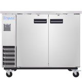 Empura Refrigeration E-KBB48-2-24-S Back Bar Cooler 2 Swing Solid Doors 49"W X 24 7/16"D X 41 3/4"H