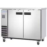 Empura Refrigeration E-KBB48-2-24-S Back Bar Cooler 2 Swing Solid Doors 49"W X 24 7/16"D X 41 3/4"H