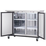 Empura Refrigeration E-KBB48-2-24-S Back Bar Cooler 2 Swing Solid Doors 49"W X 24 7/16"D X 41 3/4"H