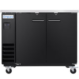 Empura Refrigeration E-KBB48-2-24 Back Bar Cooler 2 Swing Solid Doors 49"W X 24 7/16"D X 41 3/4"H